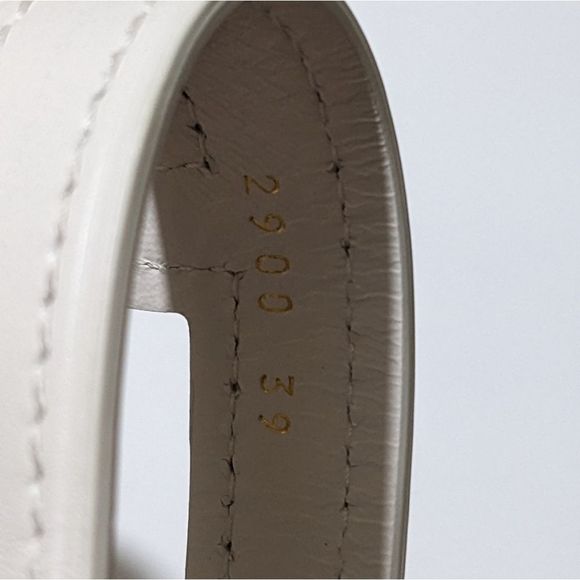 Tom Ford Leather Thong Monogram TF Sandals White Size 39 - Picture 12 of 16